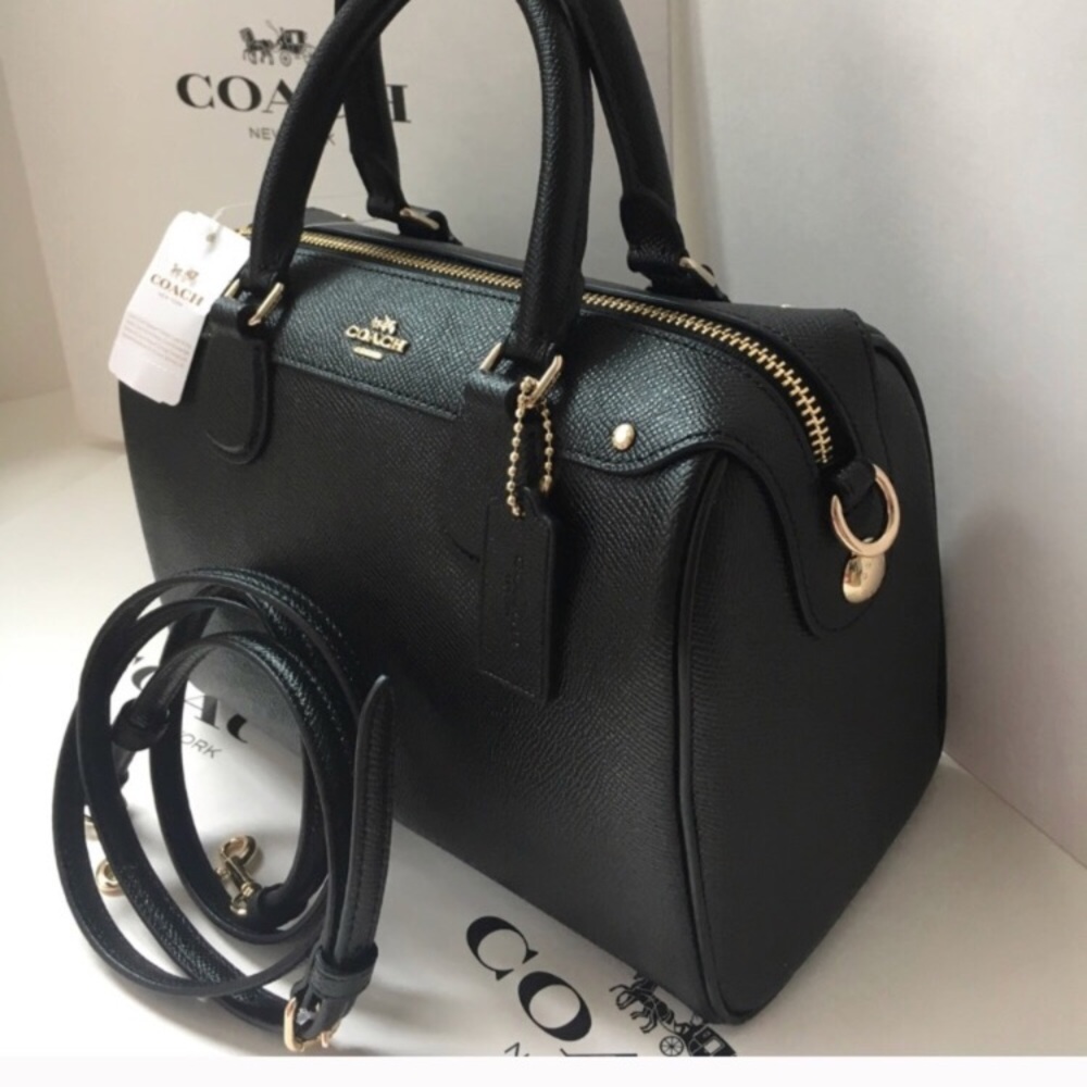 💦🌸coach Bennett 🌸crossbody/Satchel/black - Picture 3 of 8